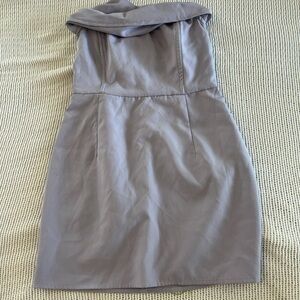 PrettyLittleThing Gray Sheath Dress with Cowl Neck